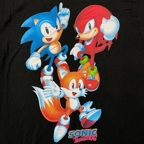 Nintendo Sega Sonic The Hedgehog Trio Poster Tee XL