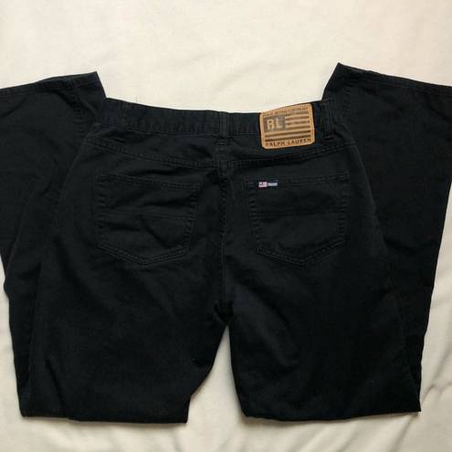 Polo  Jeans Co. Ralph Lauren Vintage Straight Leg Jeans Black