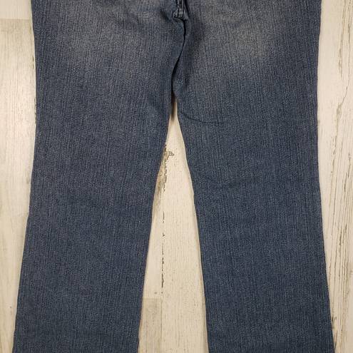 DKNY  Faded Medium Wash Blue Denim Bootcut Jeans Women's Size 8