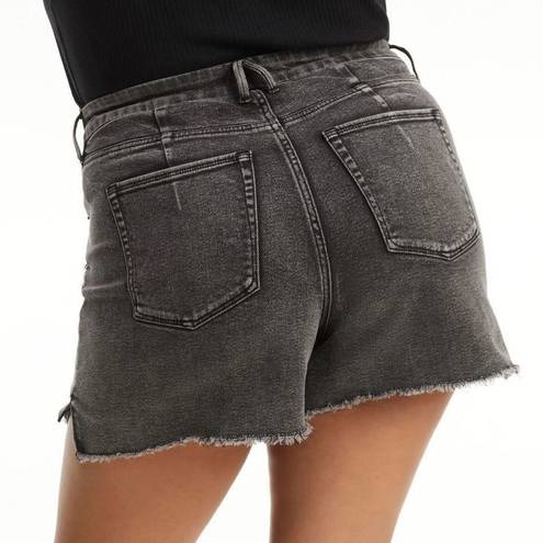 Good American  Good Curve High Waist Cut Off Shorts