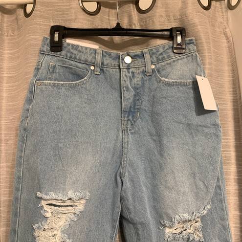 BP High Waist Mom Jeans Vintage Style Medium Wash 27