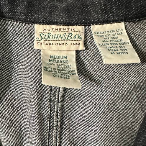 St. John’s Bay St.John's Bay women's medium faded black jean jacket/blazer