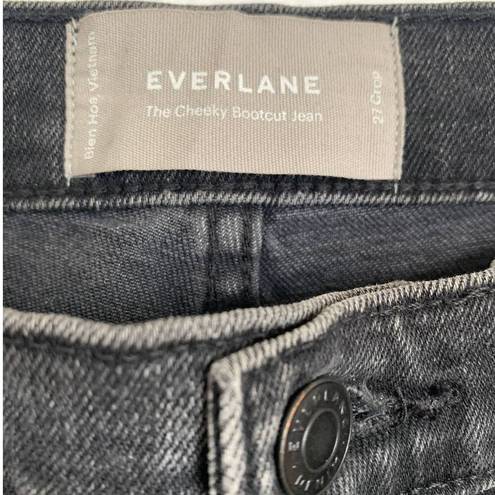 Everlane NEW  The Cheeky Bootcut Jean in Washed Black