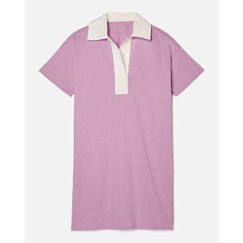 Everlane  The Organic Cotton Polo Dress in Lilac M NWT