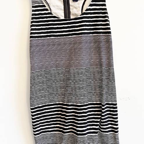 American Eagle Outfitters Black and White Striped Mini Dress - Small