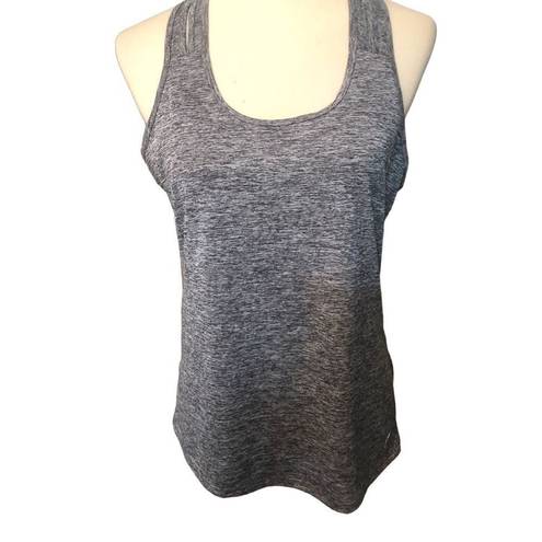 Avia  gray space dyed racer back athletic tank top