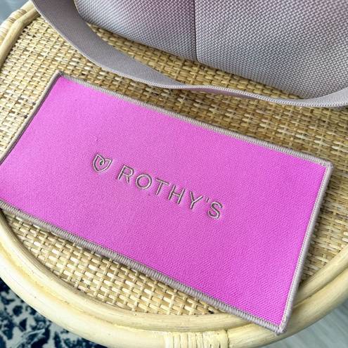 Rothy's Rothy’s Lilac Haze Dust Rose Pink Shoulder Crossbody Adjustable Strap Bucket Bag