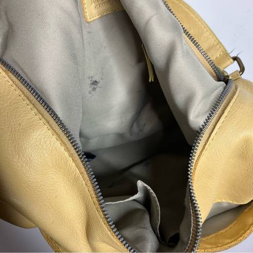 Krass&co American Leather . yellow leather hobo bag shoulder purse