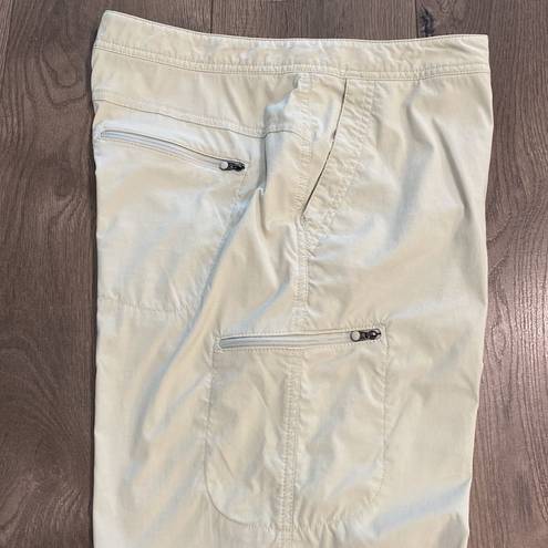 L.L.Bean  Comfort Trail Cropped Nylon Stretch Hiking Casual Active Pants Size 8