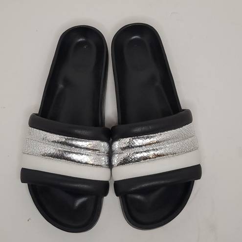 Isabel Marant ISABEL MARANTMetallic Leather Pool Slide 41