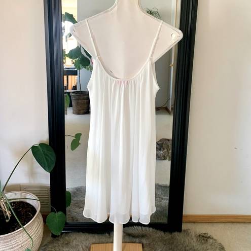 Oscar de la Renta  White Short Nightgown