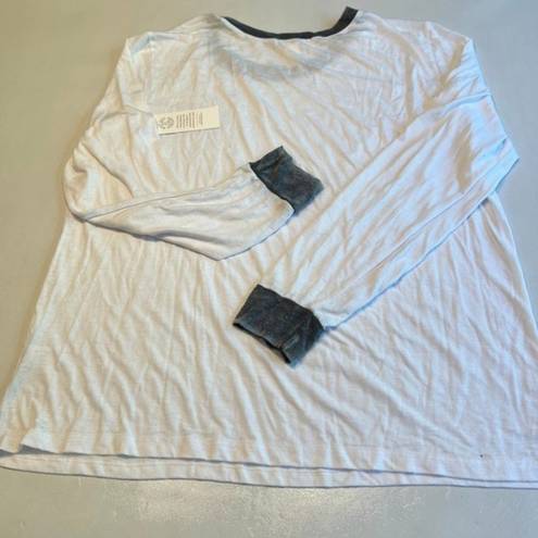 Treasure & Bond  Womens Long Sleeve T Shirt White Size‎ Large