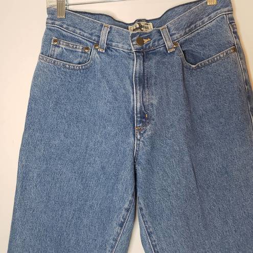 L.L.Bean  High Rise Mom Jeans Size 10