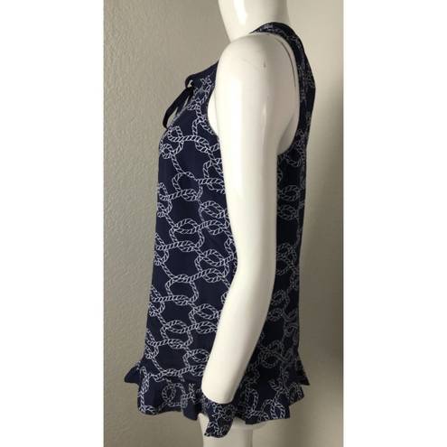 Tommy Hilfiger  Moya Tie Neck peplum Sleeveless S