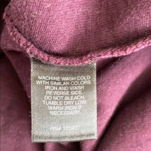 Marc Jacobs  burgundy dice long sleeve tee Medium