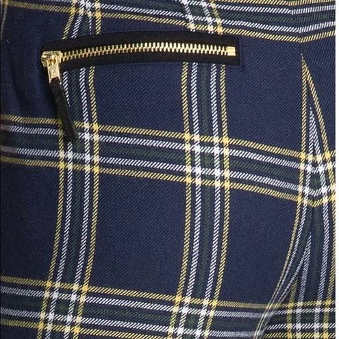 Juicy Couture  Eton' Plaid Crop Pants size 4