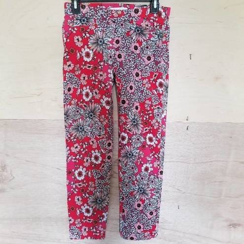 Linda Matthew’s Linda Matthews Floral Ankle Cropped Pants