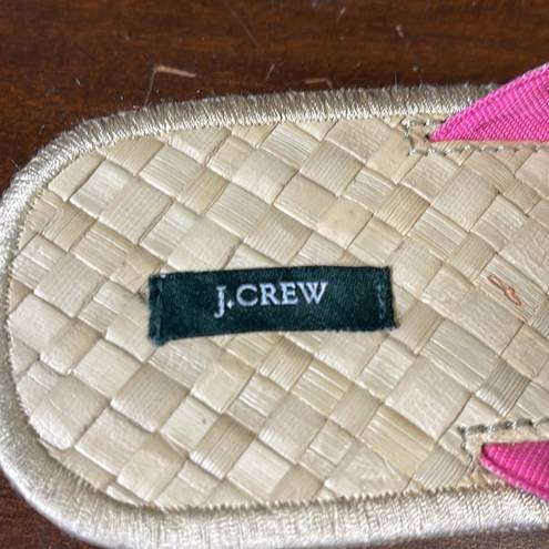 J.Crew  Women’s Margarita pink flip flops size 7