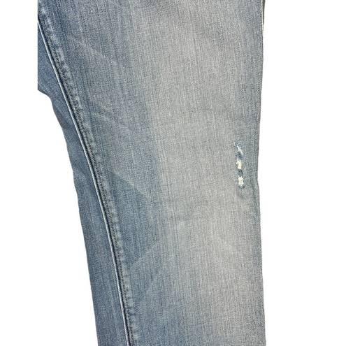 The Loft  Jeans Size 10P/30" Petite Modern Slim Straight Leg Light Wash Stretch Denim