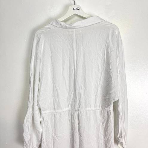 l*space L* Logan Midi Swim Cover Up Dress in White Size Small