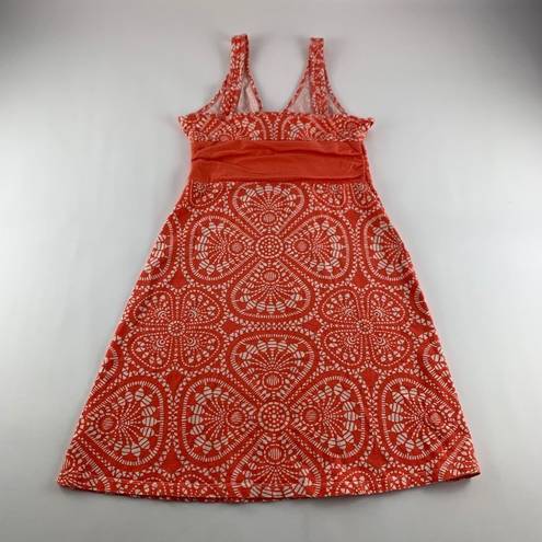 Patagonia  Coral Batik Printed Jersey Knit Sun Dress S