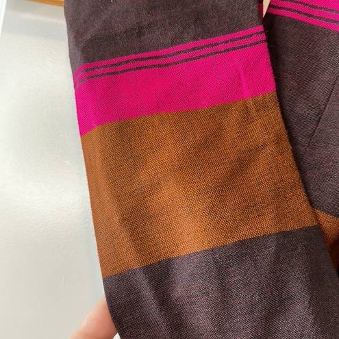 Lemlem  NWOT Black—Copper Orange—Hot Pink—Infinity Scarf