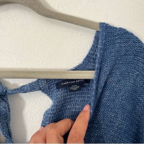 American Eagle blue long sleeve sweater dress size medium