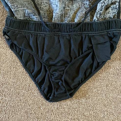 Xersion  Black and Grey Patterned Athletic Shorts