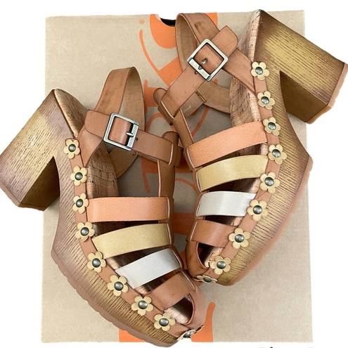 Kork-Ease Nib KORKS Willow Embellished Studs Chunky Sandals 6