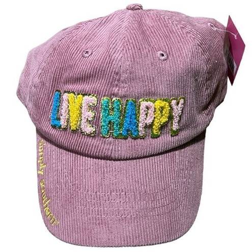 Simply Southern NWT  Women’s “Live Happy” Corduroy Hat‎ Adjustable