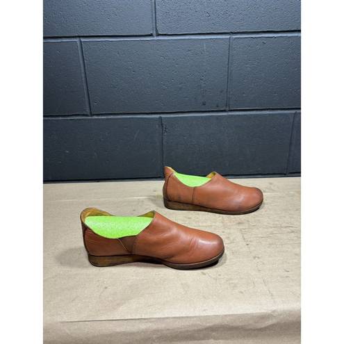 Kork-Ease  Brown Leather Slip On Casual Shoes Women’s 7.5