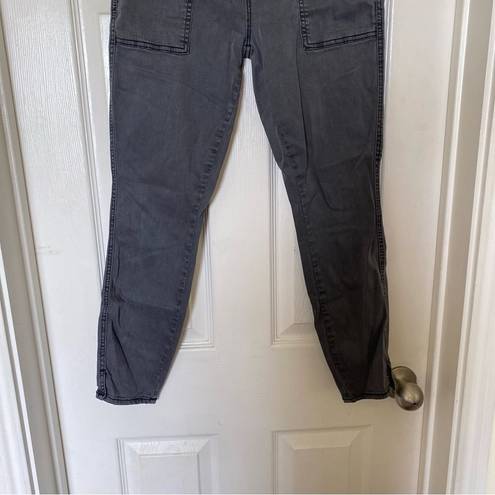 Pistola  Gray Cargo Pants Size 28 Utility Style Skinny Ink Tencel Crop Revolve