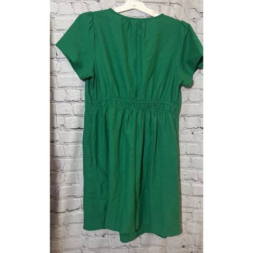 Isabel Maternity  Short Sleeve Woven Maternity Dress - Green Women’s M NWOT