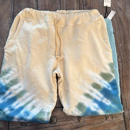 Daydreamer   Beach View Tie Dye Joggers Sweatpants Drawstring