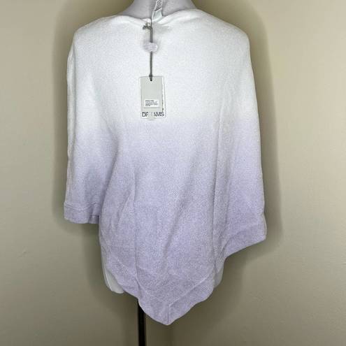 Barefoot Dreams NWT  Ocean Breeze Poncho Ombre Violet Cozy Chic Ultra Lite Winter