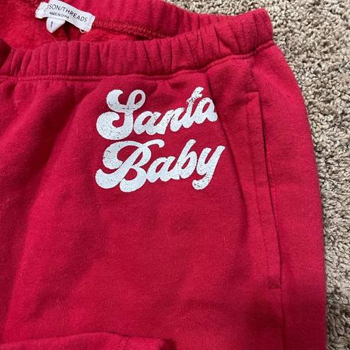 Grayson Threads Santa Baby ladies sweatpants sz M