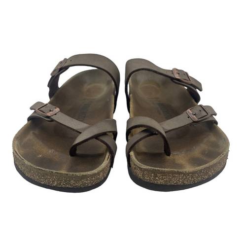 Birkenstock  Mayari Gray Toe Strap Sandals EU 39 US 8 - 8.5