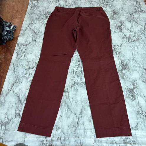 Duluth Trading  co. Cotton blend relaxed fit stretch Red pants size 10 / 31