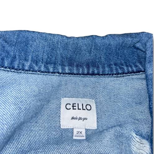 Cello  Distressed Jean Jacket