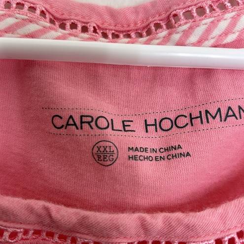 Carole Hochman 5/$25  xxl pink tee 134