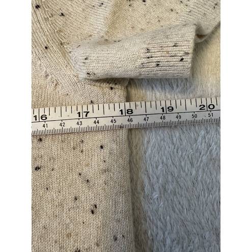 Everlane  The Cashmere Sweater Tee Short Sleeve Beige Speckled Sz M NWT MSRP $90