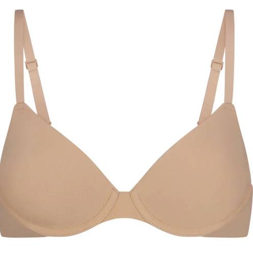 SKIMS  Fits Everybody T-Shirt Demi Bra Clay  BR-UWR-2294 size 36D