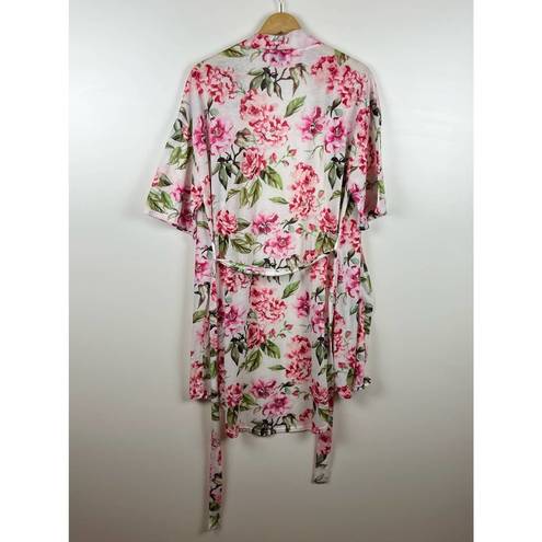 Show Me Your Mumu  Brie Robe Garden of Blooms Pink Floral Lightweight One Size