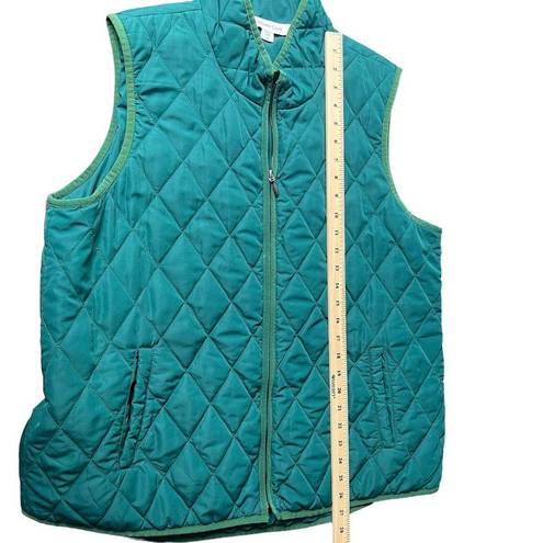 Coldwater Creek  Quilted Full Zip Women's Vest Size XL