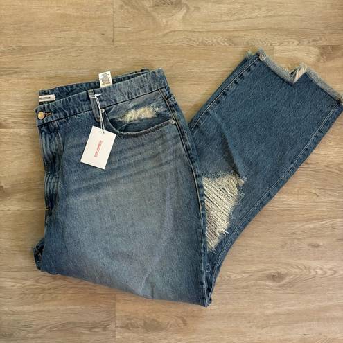 Good American NWT  Good Vintage Distressed Jeans size 20