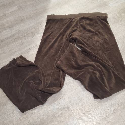 Juicy Couture Vintage  Brown Velour Y2K Sweatpants Size P