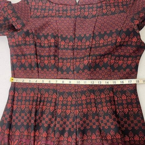 Julian Taylor  fit and flare dress ponte 16 EUC