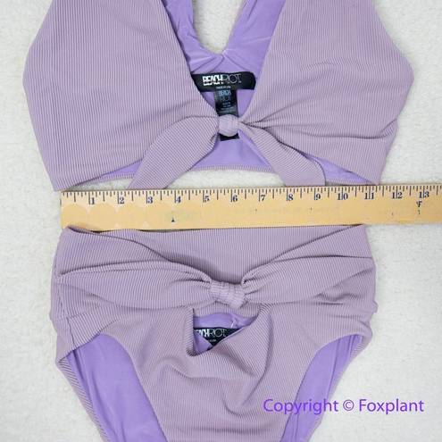 Beach Riot New! Set!  Free People Rib Dallas Emma bikini bottom lavender, size S