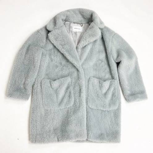 BCBGeneration BCBG Faux Fur Notch Collar Pocketed Coat