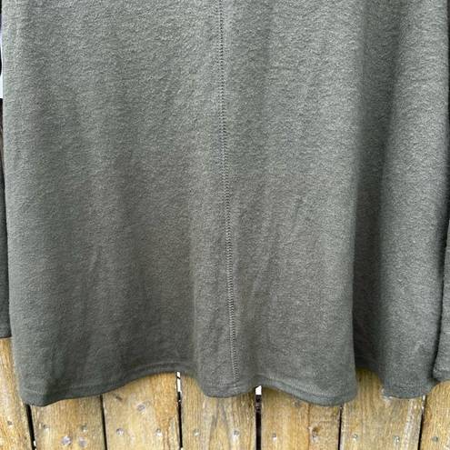 Caslon NWT  Olive Green Funnel Neck Pullover Sweater Sz XS